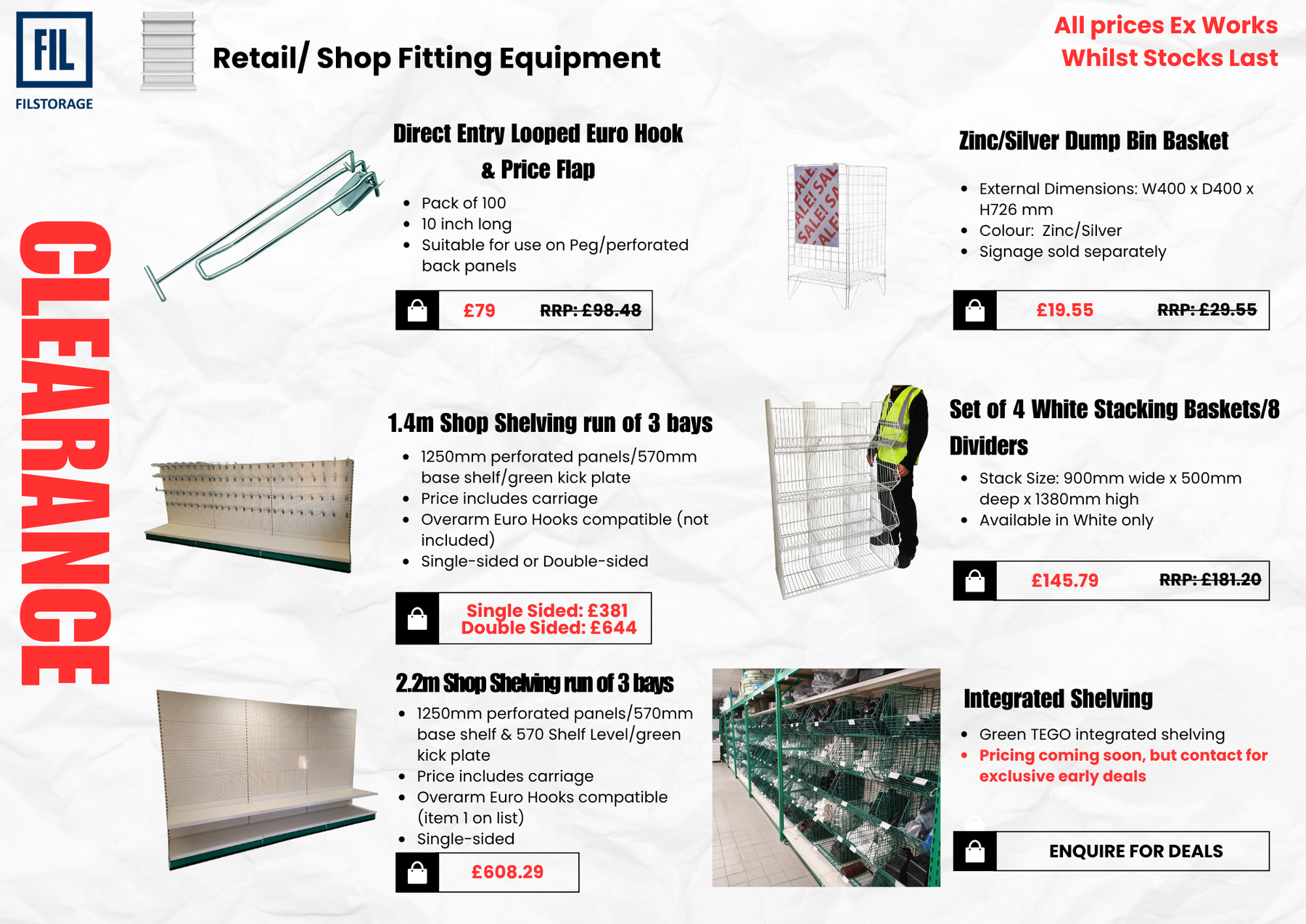 Filstorage CLEARANCE DEALS