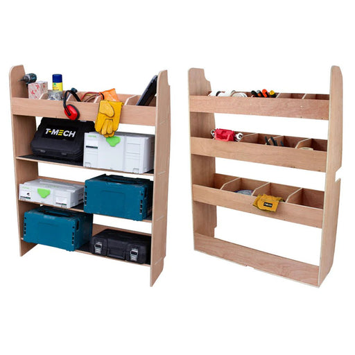 Ford Transit Ply Wood Van Racking & Shelving Storage System 1360mm H, Default Title, Filstorage