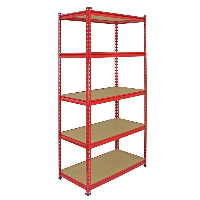 Industrial Heavy-Duty Z Corner Shelving Unit 5 Bay Bundle (8525kg total capacity) 1830mm H x 900mm W x 450mm D