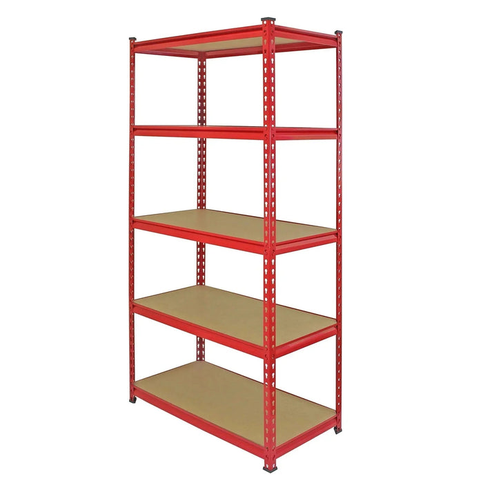 Industrial Heavy-Duty Z Corner Shelving Unit 5 Bay Bundle (8525kg total capacity) 1830mm H x 900mm W x 450mm D
