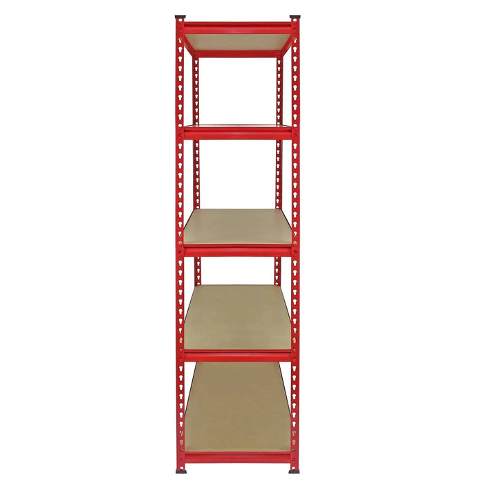 Industrial Heavy-Duty Z Corner Shelving Unit 5 Bay Bundle (8525kg total capacity) 1830mm H x 900mm W x 450mm D