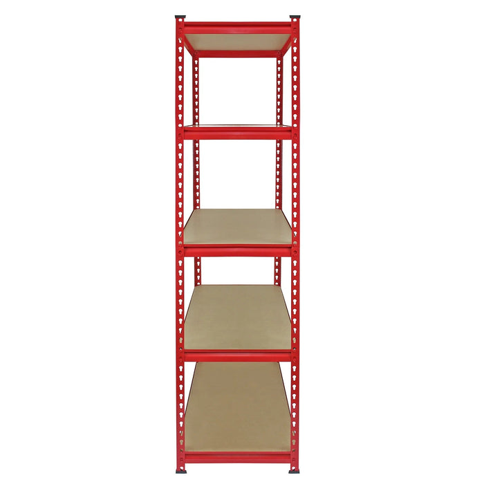 Industrial Heavy-Duty Z Corner Shelving Unit 5 Bay Bundle (8525kg total capacity) 1830mm H x 900mm W x 450mm D