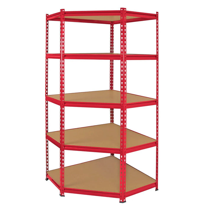 Industrial Heavy-Duty Z Corner Shelving Unit 5 Bay Bundle (8525kg total capacity) 1830mm H x 900mm W x 450mm D