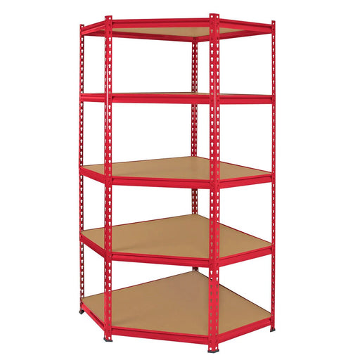 Industrial Heavy-Duty Z Corner Shelving Unit (265kg per level) 1830mm H x 900mm W x 450mm D