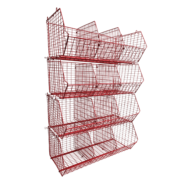 C12 (medium) Unit Complete 4 Baskets & Dividers, BLUE C12 Unit 4 Baskets, Filstorage