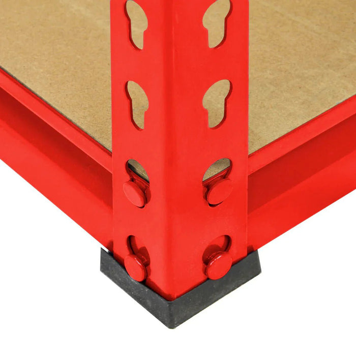 Industrial Heavy-Duty Z Corner Shelving Unit 5 Bay Bundle (8525kg total capacity) 1830mm H x 900mm W x 450mm D