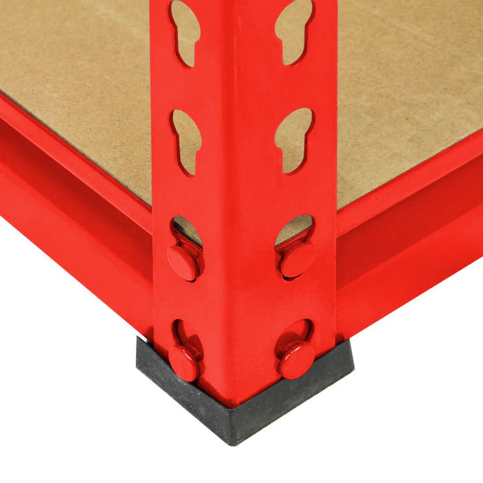 Industrial Heavy-Duty Z Corner Shelving Unit 5 Bay Bundle (8525kg total capacity) 1830mm H x 900mm W x 450mm D