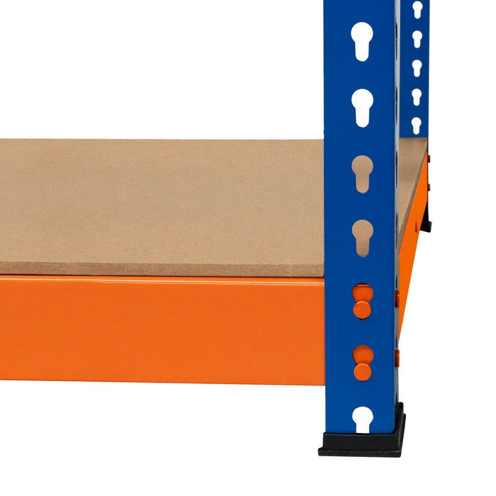 Boltless Garage Workshop Workbench 900mm H, 900 / 450 / 2 Tier Workbench, Filstorage