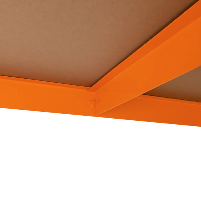 Boltless Garage Workshop Workbench 900mm H, 900 / 450 / 2 Tier Workbench, Filstorage
