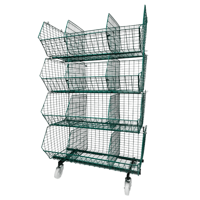 C12 (medium) Mobile Unit Complete 4 Baskets, BLUE C12 Mobile Unit 4 Baskets, Filstorage