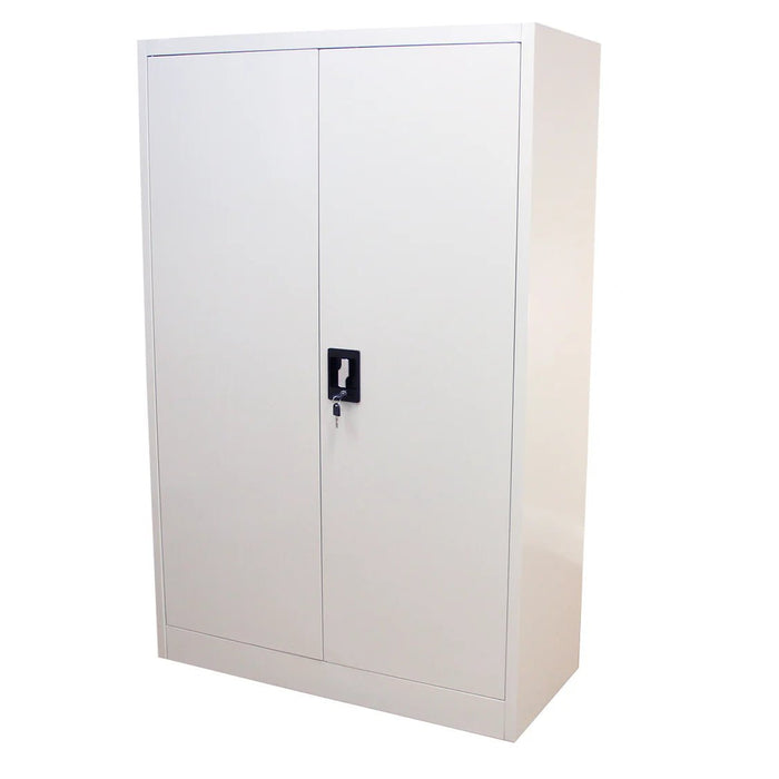 Lockable Steel Metal Multi-Purpose Filing Cupboards (Easy Self-Assembly), 90cm High, Filstorage