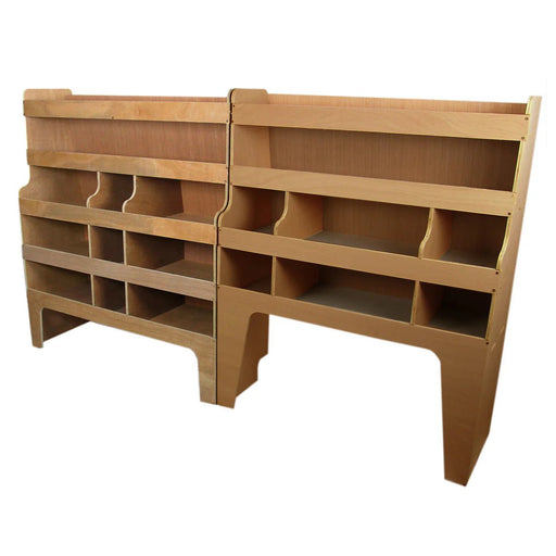 Ford Transit Custom SWB & LWB Offside Plywood Van Racking 1200mm H, Default Title, Filstorage