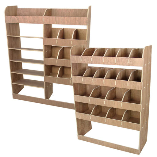 Vauxhall Vivaro SWB Plywood Van Racking Unit 1230mm H, Default Title, Filstorage