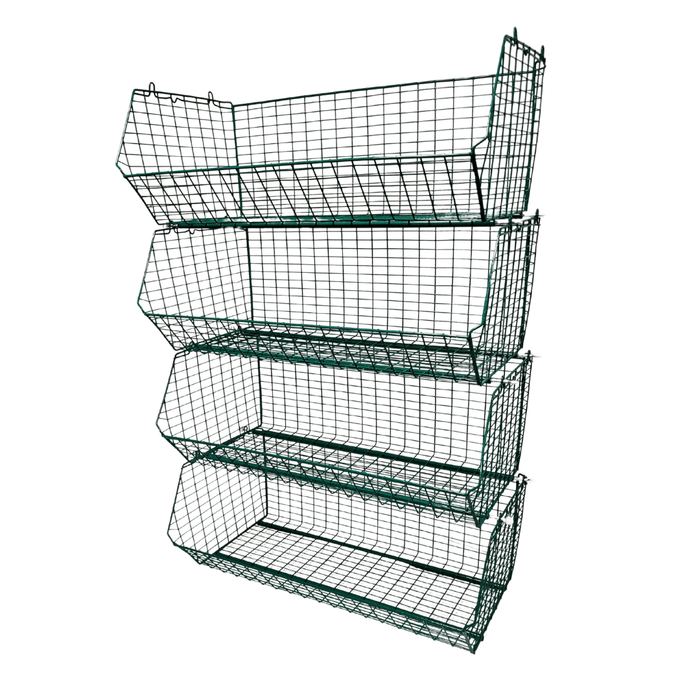 C12 (medium) Wire Storage Basket (single), C12 Wire Red / 1, Filstorage
