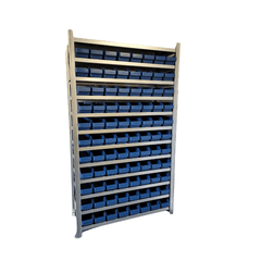 Stemo Picking Shelving Unit with Plastic Shelf Bins 1790mm H x 1000mm W x 400mm D
