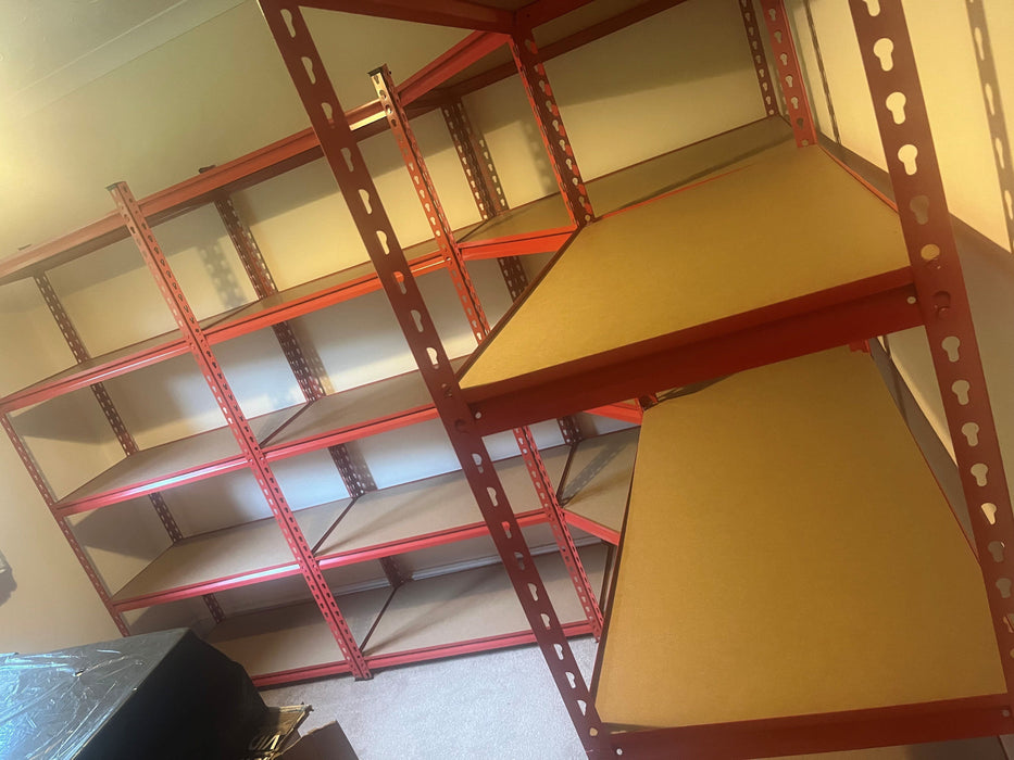 Industrial Heavy-Duty Z Shelving Unit 360kg per level 1830mm H x 900mm W x 450mm D, Default Title, Filstorage