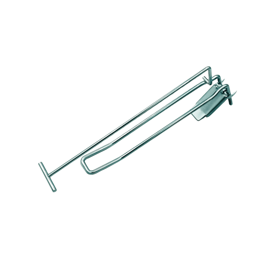 Looped Euro Hook with Overarm 10 inch (100 pack)