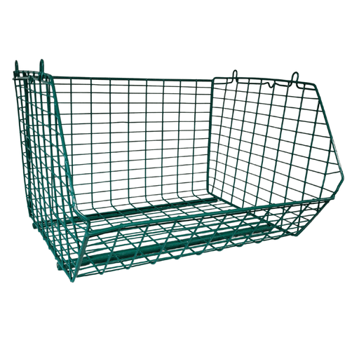 MT8 (small) Wire Storage Basket (single), MT8 Wire Green / 1, Filstorage