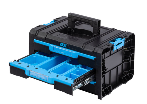 OX Tools ToolTrek Trade 3 Drawer Tool Box, ToolTrek Trade 3 Drawer Tool Box, Filstorage