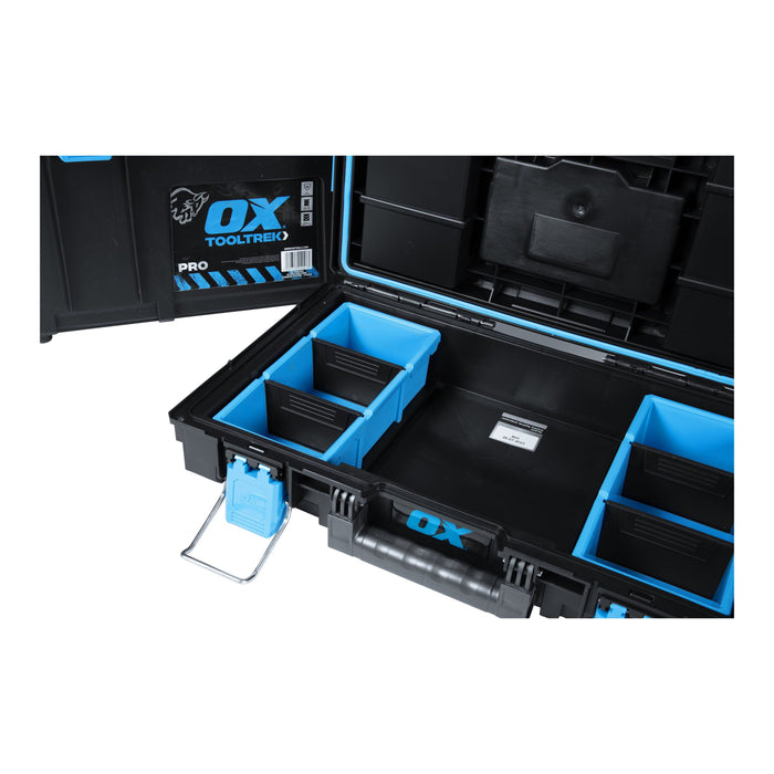 OX Tools ToolTrek Pro Storage System Toolbox, Tooltrek Pro 3 Piece Tool Kit, Filstorage