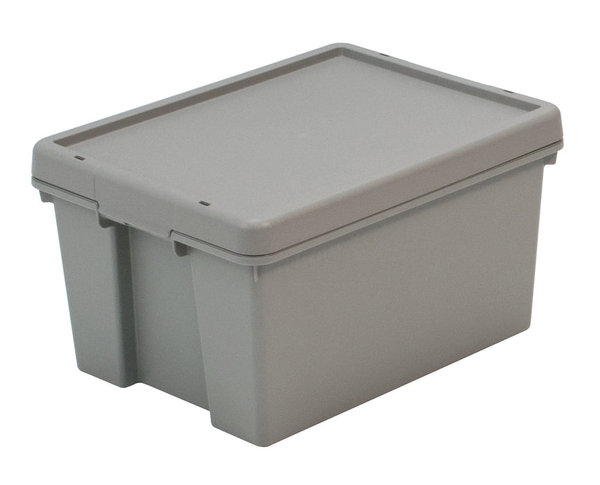 Upcycled Plastic Storage Container with lid (Pack of 5), 16L Upcycled Box, Filstorage