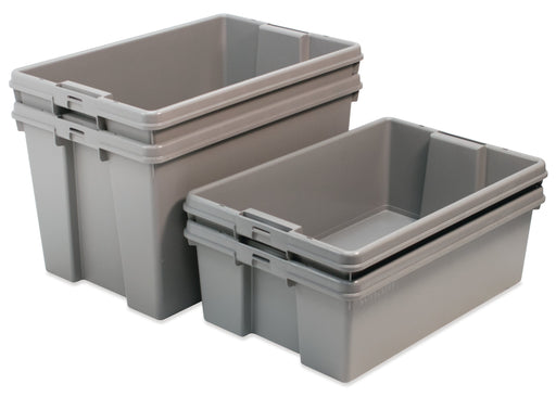 Upcycled Plastic Storage Container with lid (Pack of 5), 16L Upcycled Box, Filstorage