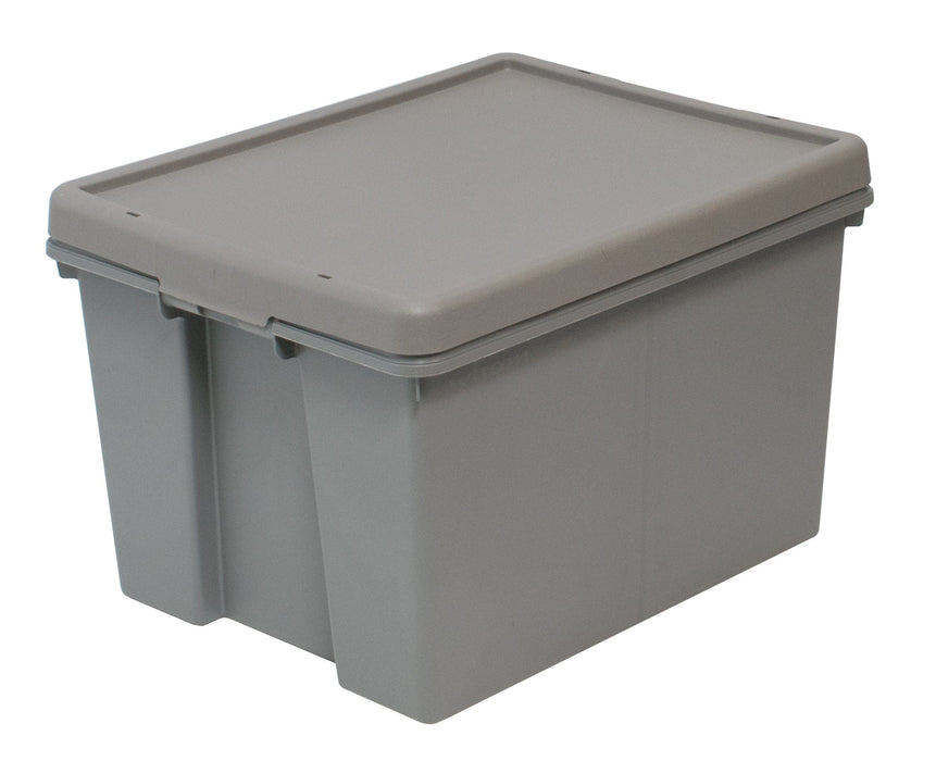 Upcycled Plastic Storage Container with lid (Pack of 5), 16L Upcycled Box, Filstorage