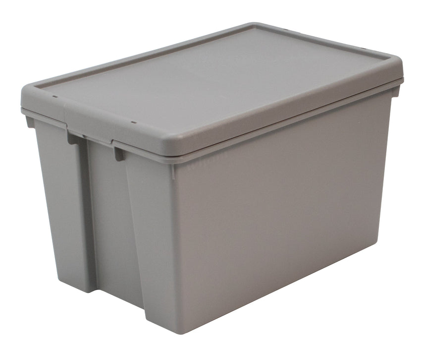 Upcycled Plastic Storage Container with lid (Pack of 5), 16L Upcycled Box, Filstorage