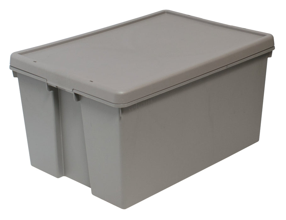 Upcycled Plastic Storage Container with lid (Pack of 5), 16L Upcycled Box, Filstorage