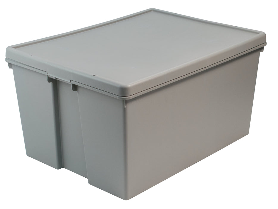 Upcycled Plastic Storage Container with lid (Pack of 5), 16L Upcycled Box, Filstorage