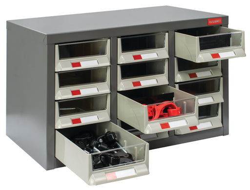 Steel Cabinet Drawer Storage Unit (6 options), 12 Drawers, Filstorage
