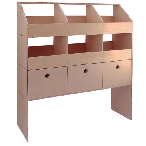 Universal Ply Wood Van Racking & Shelving Storage System 1200mm H x 1020mm W x 300mm D, Default Title, Filstorage