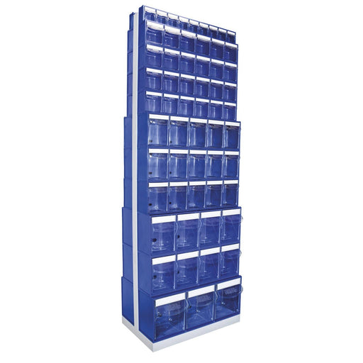 Complete Tilt Bin Stand with Double-Sided Base (S517) Various Sizes, Complete Tilt Bin Stand with Base (S517), Filstorage
