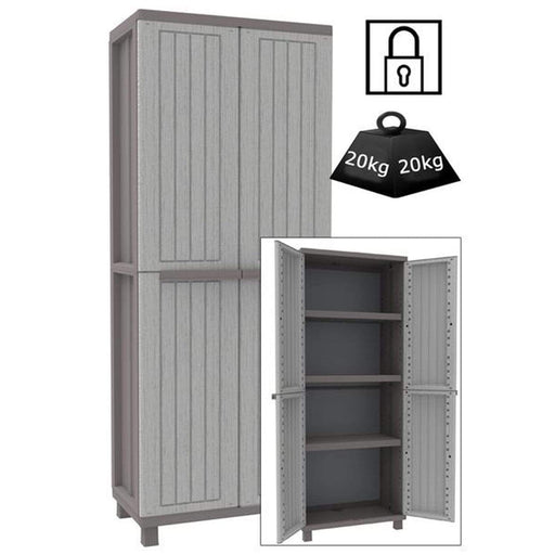 Plastic Garden / Home Cupboard TDJW260 1700mm H, TDJW260, Filstorage