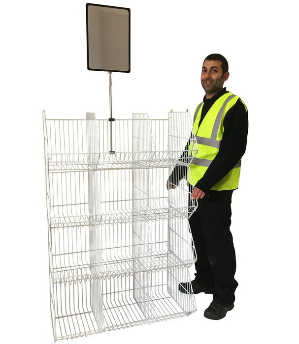 Large Wire Storage Stacking Display Basket (Single) - Filstorage