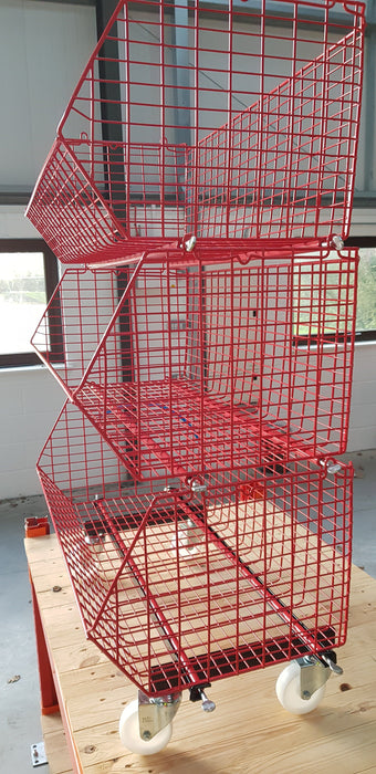 C12 (medium) Mobile Unit Complete 4 Baskets, BLUE C12 Mobile Unit 4 Baskets, Filstorage