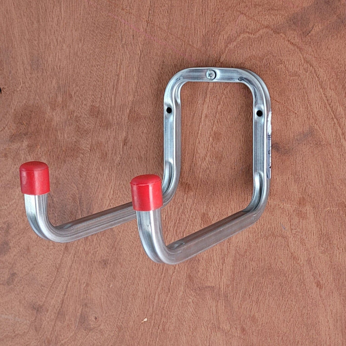 Galvanised Steel Double Ladder/Tool Wall Hook, Default Title, Filstorage