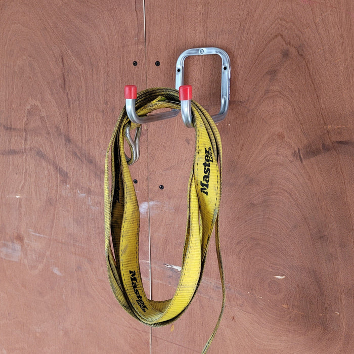 Galvanised Steel Double Ladder/Tool Wall Hook, Default Title, Filstorage