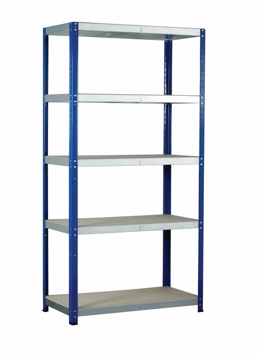Eco-Rax Heavy-Duty Shelving Unit 265kg per level (4 sizes), 900mm / 450mm, Filstorage