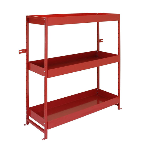 Universal Metal Van Racking & Shelving Storage System 1165mm H x 1150mm W x 345mm D, Blue / Single Units, Filstorage
