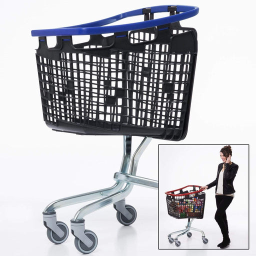 Araven Loop Plastic Shopping Picking Trolley 100L (5 Colours), Blue / 1, Filstorage