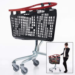 Araven Loop Plastic Shopping Picking Trolley 100L (5 Colours)