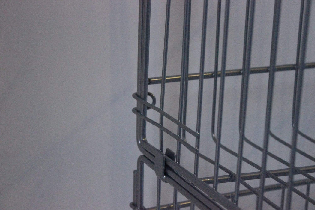 Large Wire Storage Stacking Display Basket (Single), 900mm Single Basket - White, Filstorage