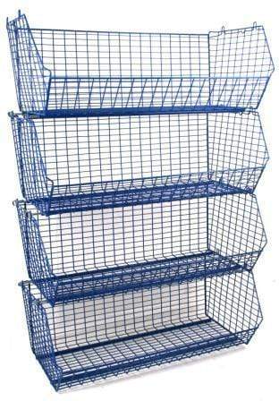 C12 (medium) Wire Storage Basket (single), C12 Wire Red / 1, Filstorage
