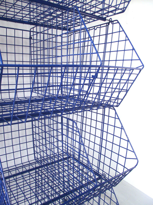 C4 Mobile (extra-large) Unit Complete (3 Baskets), RED C4 Mobile Unit 3 Baskets, Filstorage