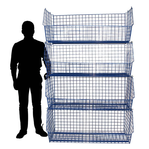 C4 (extra-large) Unit Complete 3 Baskets & Dividers, RED C4 Unit 3 Baskets, Filstorage