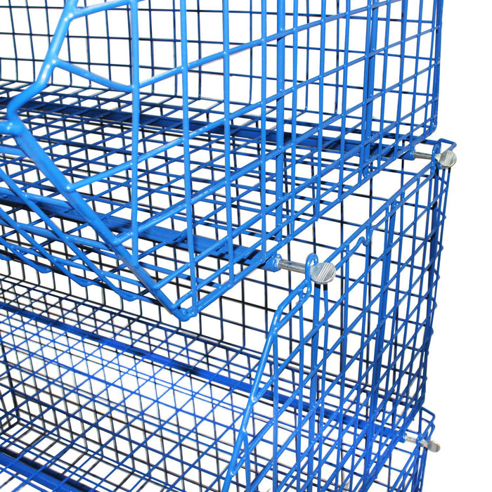 C4 Mobile (extra-large) Unit Complete (3 Baskets), RED C4 Mobile Unit 3 Baskets, Filstorage