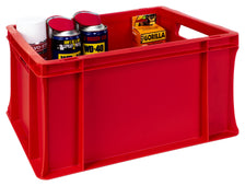 Coloured Euro Stacking Containers (4 Sizes), 20L (Pack of 5) 400 x 300 x 220mm / Red, Filstorage