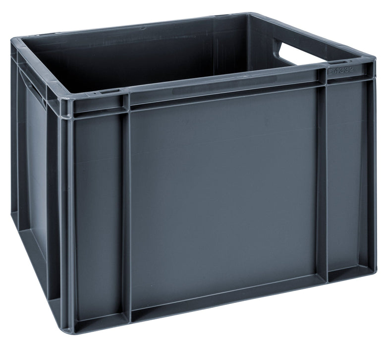 Grey Euro Stacking Containers - Various Sizes, 5L (Pack of 10) 300 x 200 x 120mm, Filstorage