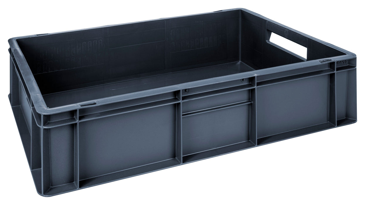 Grey Euro Stacking Containers - Various Sizes, 5L (Pack of 10) 300 x 200 x 120mm, Filstorage